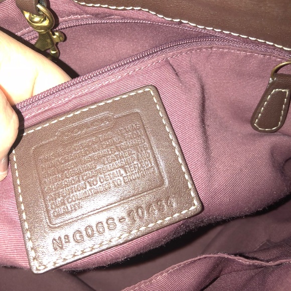 Coach Holiday Leather/Suede Hobo Tote - Picture 5 of 5